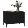 Stylish Black Coffee Table - 60x44.5 cm | HipoMarket UK