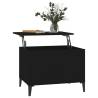 Stylish Black Coffee Table - 60x44.5 cm | HipoMarket UK