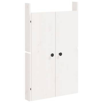 Outdoor Kitchen Cabinet - White Solid Pine Wood | HipoMarket