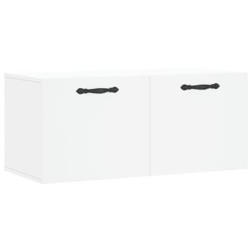 Wall Cabinet White 80x36.5x35 cm - Hipomarket