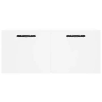 Wall Cabinet White 80x36.5x35 cm - Hipomarket