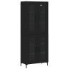 Elegant Highboard Black - 69.5x34x180 cm | Hipomarket UK