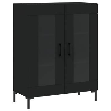 Elegant Highboard Black - 69.5x34x180 cm | Hipomarket UK