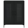 Elegant Highboard Black - 69.5x34x180 cm | Hipomarket UK