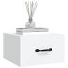 Wall-Mounted Bedside Cabinets - 2 pcs White 35x35x20 cm