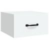 Wall-Mounted Bedside Cabinets - 2 pcs White 35x35x20 cm