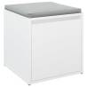 Box Drawer White 40.5x40x40 cm - Stylish Engineered Wood Storage