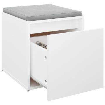 Box Drawer White 40.5x40x40 cm - Stylish Engineered Wood Storage