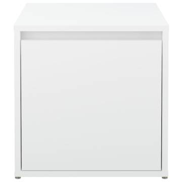 Box Drawer White 40.5x40x40 cm - Stylish Engineered Wood Storage