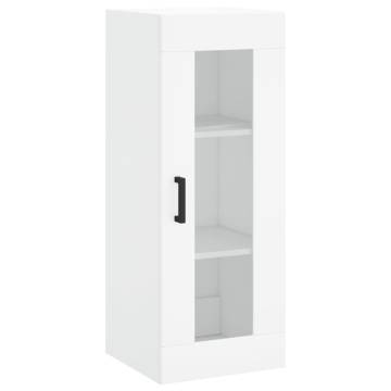 Highboard White 34.5x34x180 cm - Stylish Storage Solution