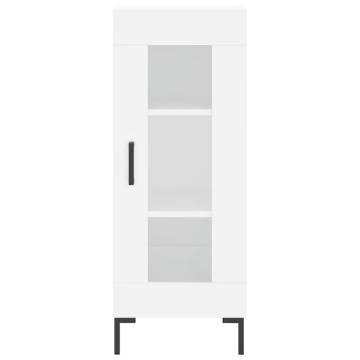 Highboard White 34.5x34x180 cm - Stylish Storage Solution