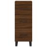 Elegant Highboard in Brown Oak - 34.5x34x180 cm | HipoMarket