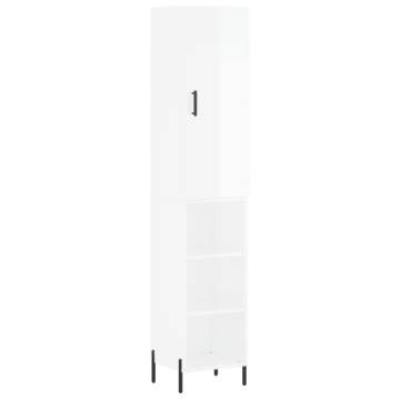 Highboard High Gloss White - Stylish Storage Solution | Hipo Market