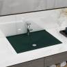 Luxury Basin with Faucet Hole Matt Dark Green 60x46 cm Ceramic Colour matte dark green 