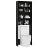 Washing Machine Cabinet Black 64x24x190 cm | Hipomarket