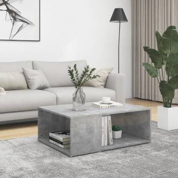 Modern Coffee Table Concrete Grey 90x67x33 cm | HipoMarket