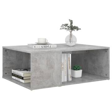 Modern Coffee Table Concrete Grey 90x67x33 cm | HipoMarket