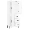 Highboard High Gloss White - Stylish Storage Solution