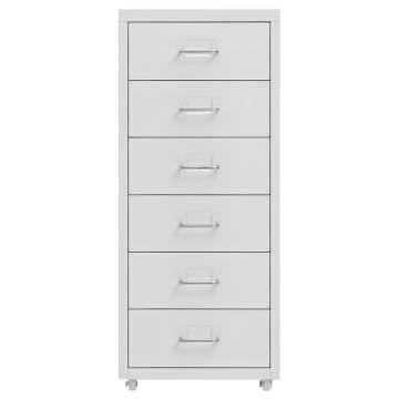 Mobile File Cabinet Grey - Durable Metal Storage Solution