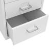 Mobile File Cabinet Grey - Durable Metal Storage Solution