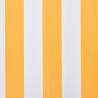 Awning Top Sunshade Canvas Orange & White 500x300 cm