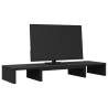 Adjustable Black Monitor Stand Riser - Durable & Stylish