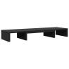 Adjustable Black Monitor Stand Riser - Durable & Stylish