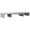 Adjustable Concrete Grey Monitor Stand Riser | HipoMarket