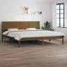 Bed Frame Honey Brown Solid Wood Pine 200x200 cm Colour honey brown Size 200 x 200 cm 