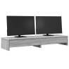 Monitor Stand with Drawers - Grey Sonoma | HipoMarket