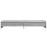 Monitor Stand with Drawers - Grey Sonoma | HipoMarket