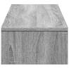 Monitor Stand with Drawers - Grey Sonoma | HipoMarket