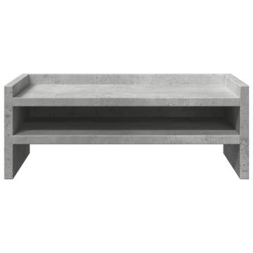 Monitor Stand Concrete Grey | Ergonomic & Stylish Design