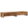 Monitor Stand with Drawers - Old Wood 100x27cm | HipoMarket