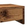 Monitor Stand with Drawers - Old Wood 100x27cm | HipoMarket