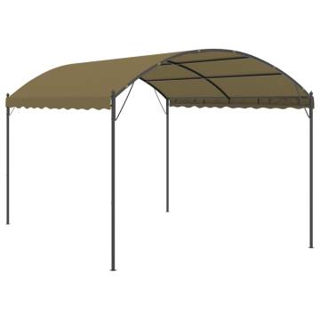 Gazebo 4x3x2.6 m Taupe - Durable Shelter for All Occasions