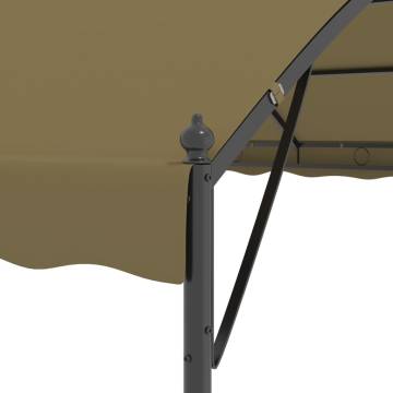 Gazebo 4x3x2.6 m Taupe - Durable Shelter for All Occasions