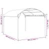 Gazebo 4x3x2.6 m Taupe - Durable Shelter for All Occasions