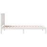 Extra Long White Bed Frame 100x220 cm - Solid Pinewood Quality