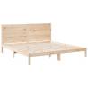 Extra Long Bed Frame 180x210 cm - Solid Wood | Hipo Market