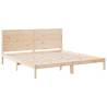 Extra Long Solid Wood Bed Frame 200x210 cm - Hipo Market