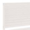 Extra Long Bed Frame White 180x220 cm | Solid Wood Design