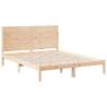 Extra Long Solid Wood Bed Frame 140x220 cm - without Mattress