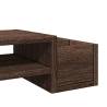 Monitor Stand with Storage - Brown Oak | Hipomarket