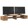 Monitor Stand with Storage in Artisian Oak - 100x27x15 cm