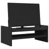 Monitor Stand Black 50x27x20 cm - Ergonomic Design & Storage