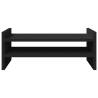 Monitor Stand Black 50x27x20 cm - Ergonomic Design & Storage