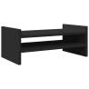 Monitor Stand Black 50x27x20 cm - Ergonomic Design & Storage