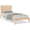 Extra Long Bed Frame 100x220 cm Solid Pinewood - HipoMarket