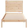 Extra Long Bed Frame 100x220 cm Solid Pinewood - HipoMarket